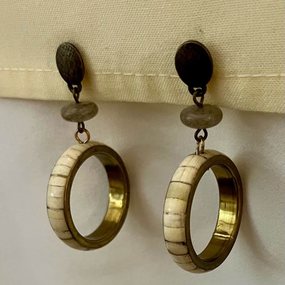 Dazzling Dangle Hoop Earrings